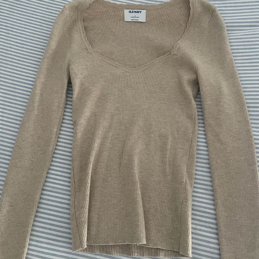 🔴OLD NAVY SQUARE NECK LONG SLEEVE